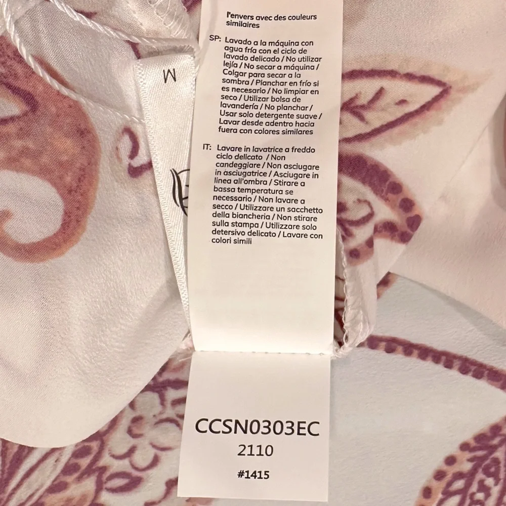 New! Cupshe Boho Mini Dress Paisley Print Size Medium - Picture 16 of 16